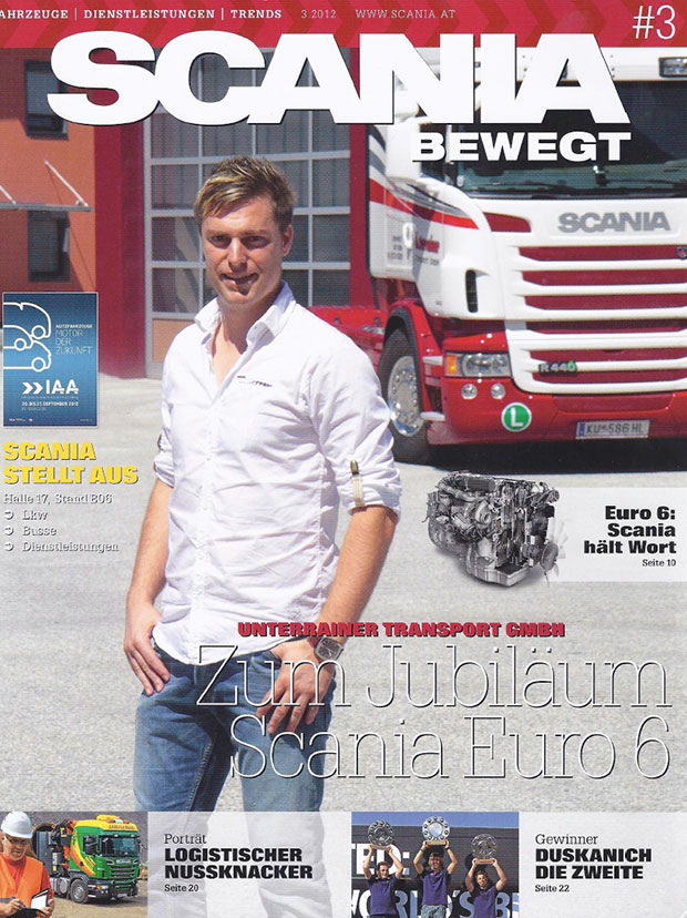 Unterrainer Transporte Ebbs Tirol Österreich Transport Milchsammeltransport, Planenzug, Lebensmitteltransport, Getränketransport, Scania, Markus Unterrainer